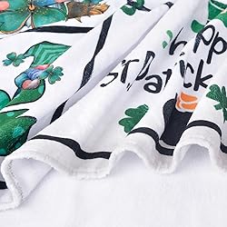 Ivarunner Spring Blanket Shamrock Blanket Cute