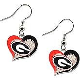 NCAA Floating Logo Hoop Earrings