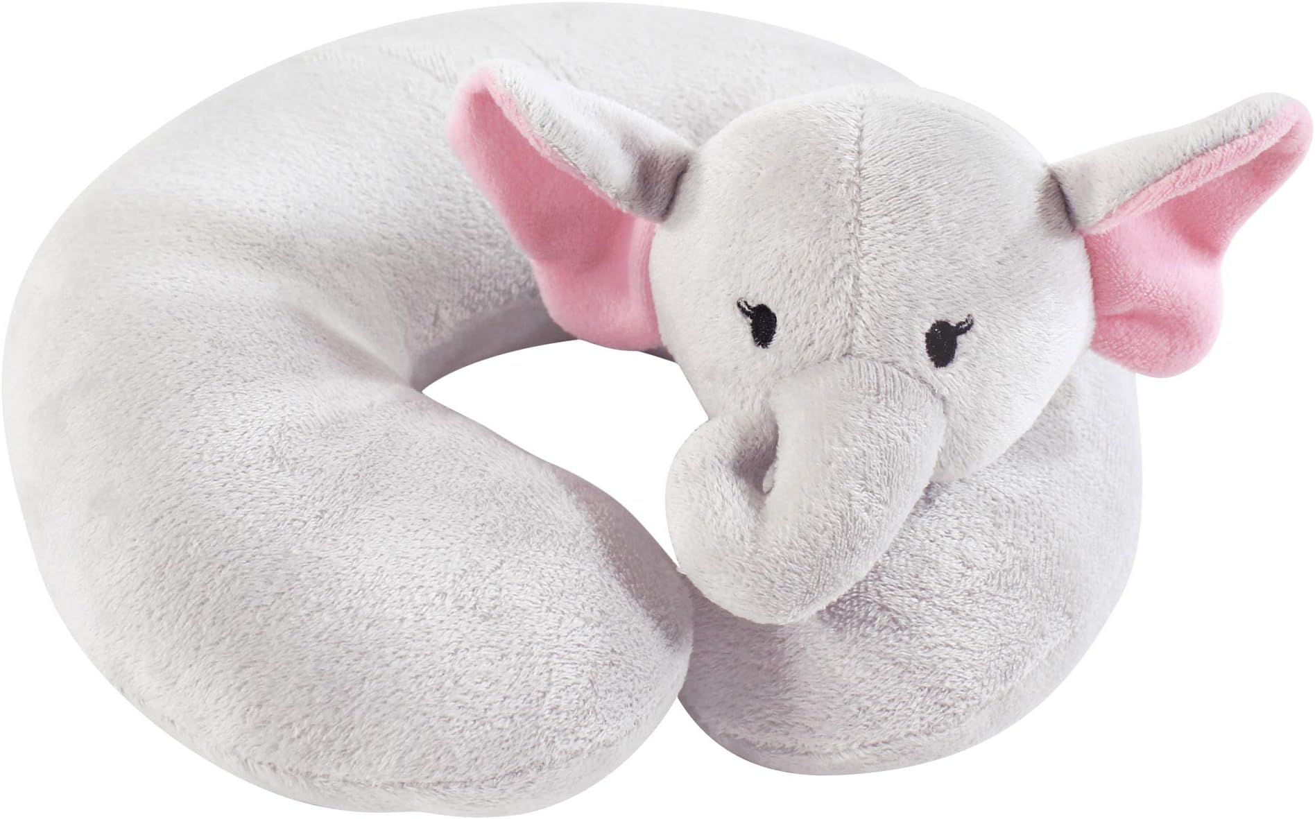 Hudson Baby Unisex Baby Neck Pillow, Pretty Elephant, One Size