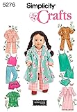 Simplicity Crafts 5276 Baby Doll Pajamas Clothing