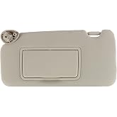 PEVEST Sun Visor with Mirror, Without Lights - Driver &amp; Passenger Side Gray for Honda HR-V EX-EX/LX/Sport 2016-2022 | Replaces OE:83230-T7W-A12ZA, 83280-T7W-A11ZA (Driver Side)