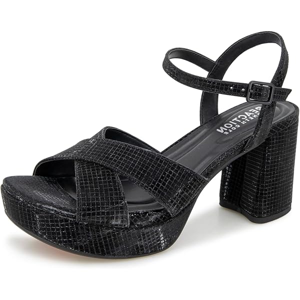 Women Wedge Sandals Kenneth Cole REACTION Women's Gomi Wedge Sandal - Adjustable Ankle Strap Comfort Kenneth Cole Clothing Men