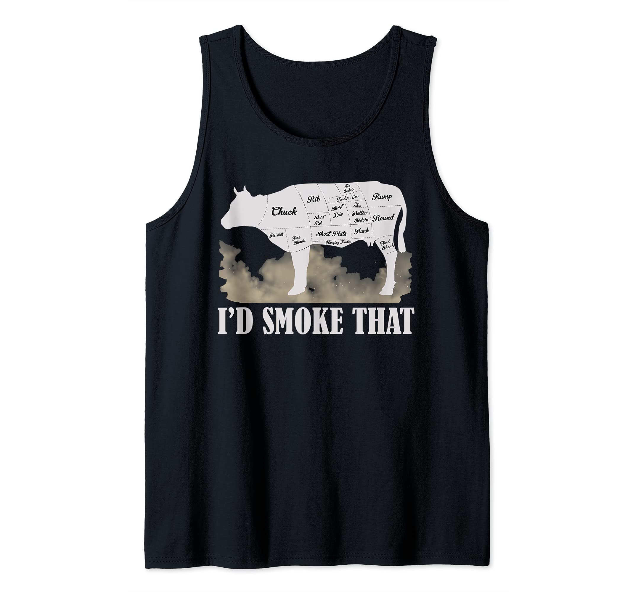 Funny Smoked BBQ Chef Smoking Meat Id Smoke That Barbecue Tank Top