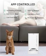 PETKIT Automatic Cat Feeder 2.4GHz App Control 3L Fresh Lock Stainless Bowl view 2