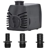 smartpond 500 GPH Fountain Pump with Low-Water Shut-off Feature, Auto Shut-Off to Prevent Pump Burnout, 7 ft. Pumping Height, Ideal for Large Fountains, Great for Hydroponics