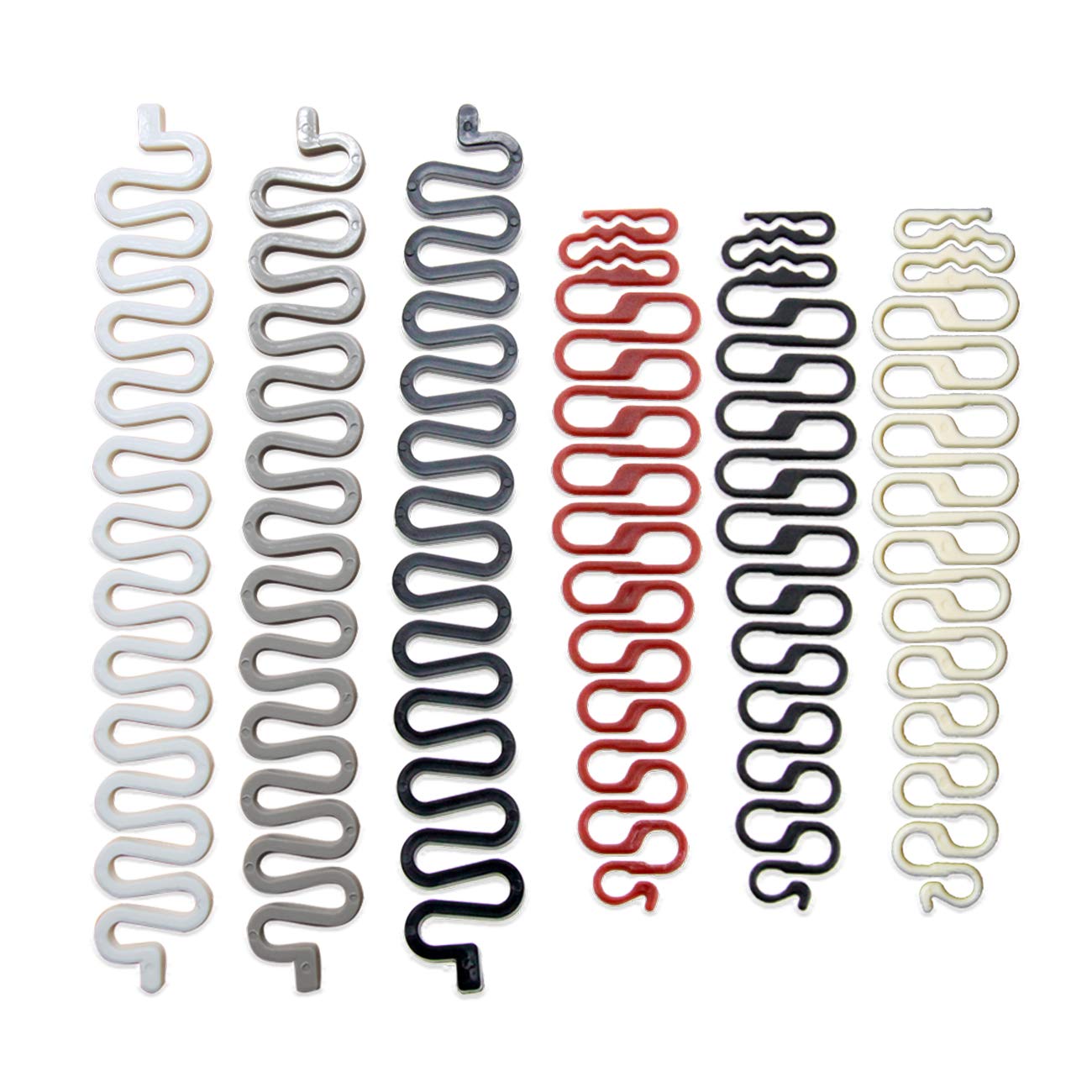 6 Pcs Hair Braiding Tool,S and Fishbone DIY Hair Styling Tool Kit，Ponytail Maker Accessories Hair Brai (6 Pairs Topsy Tail)