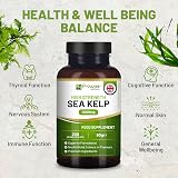 PH PROWISE Sea Kelp 2000mg 200 Vegan Tablets UK Made Iodine Supplement view 3