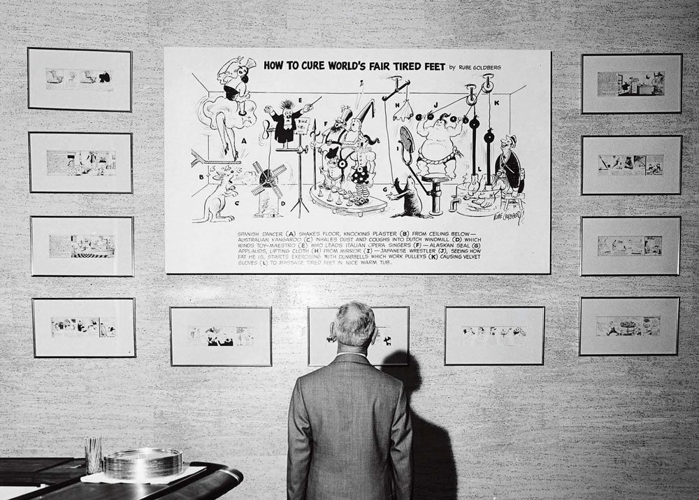 The Art Of Rube Goldberg A Inventive B Cartoon C - 