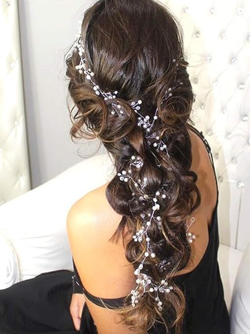 Buy Fxmimior 39 4in Super Long Bridal Wedding Crystals Love Long