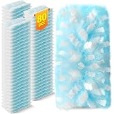Swilsweep 80 Pcs Duster Refills Compatible with Swiffer,Unscented | Non-woven Surface,Powerful Dust Capture;Microfiber Cleaning Dusters;For Blinds Ceiling Fans Furniture Multi-surface ,180&deg;