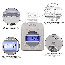 uPunch HN2500 Calculating Time Clock Bundle for
