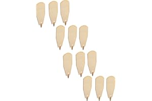 BRUBAKER Fan Blades Replacement Kit for 18" & 24" Pyramid - Natural Brown - 12 Fan Blades