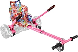 LJX Hoverboard Seat Attachment, Go Kart, Hoverboard Accessories for 6.5” 8” 10” Hoverboard, Suitable for All Ages