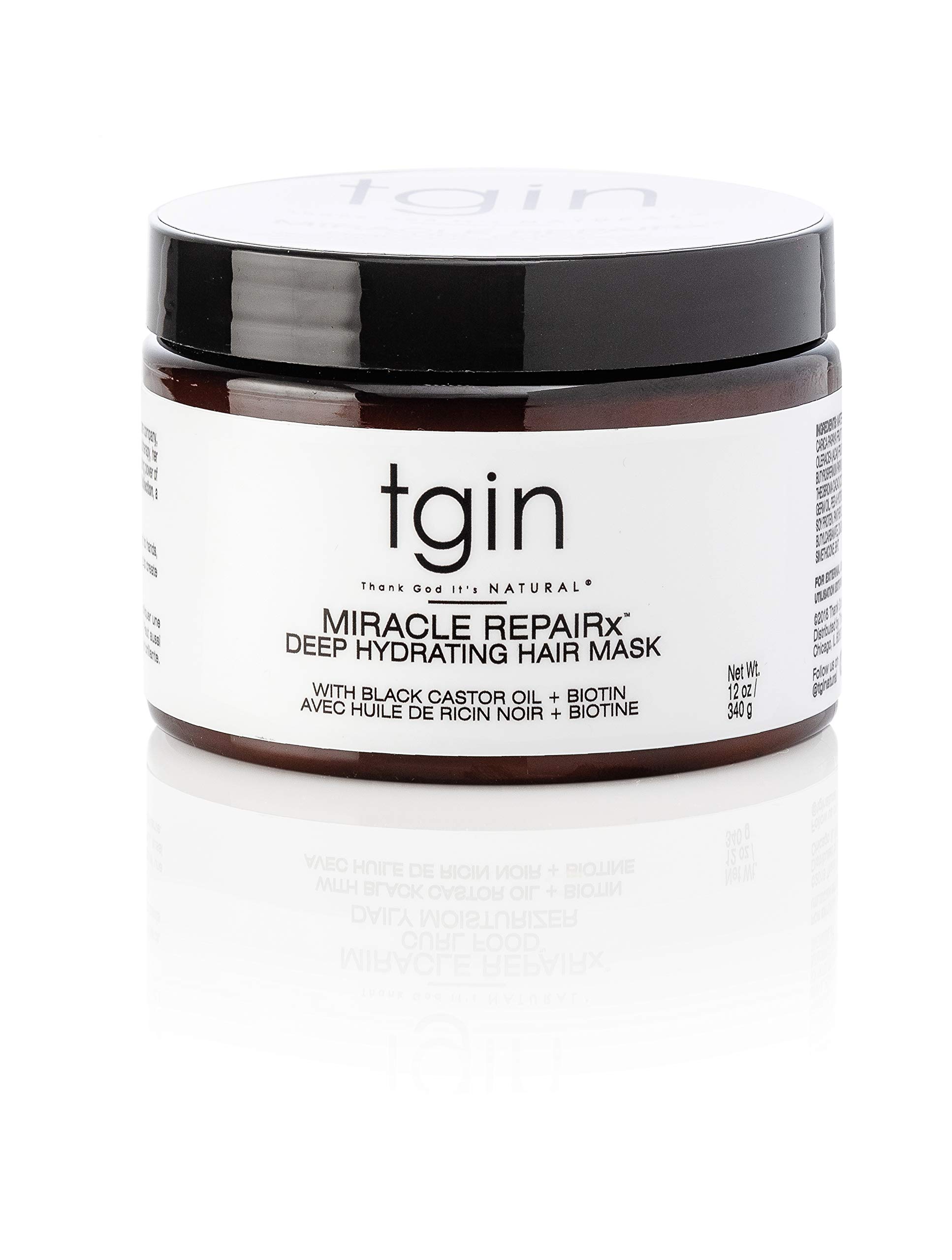 tgin Miracle Repairx Deep Hydrating Hair Mask For Damaged Hair - Dry Hair - Curly Hair - Restore - Repair - Protect