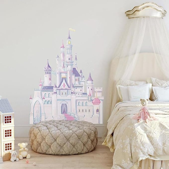 RoomMates Disney Princess Castle Peel and Stick Giant Wall Decal Review