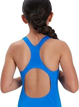 Speedo Girls Eco Endurance+ Medalist Swimsuit Chlorine Resistant Recycled Fabric view 3