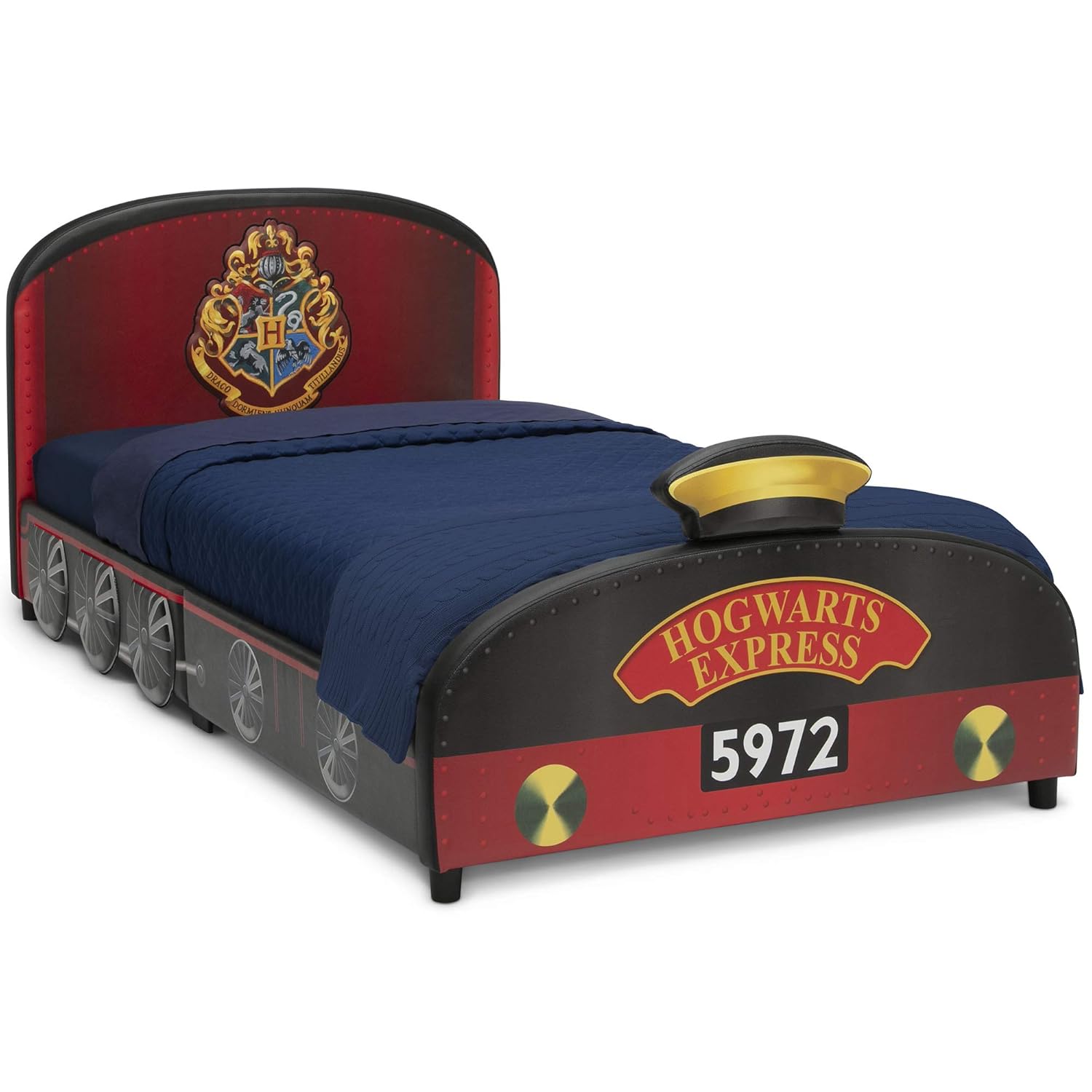 Delta Children Upholstered Twin Bed, Harry Potter Hogwarts Express