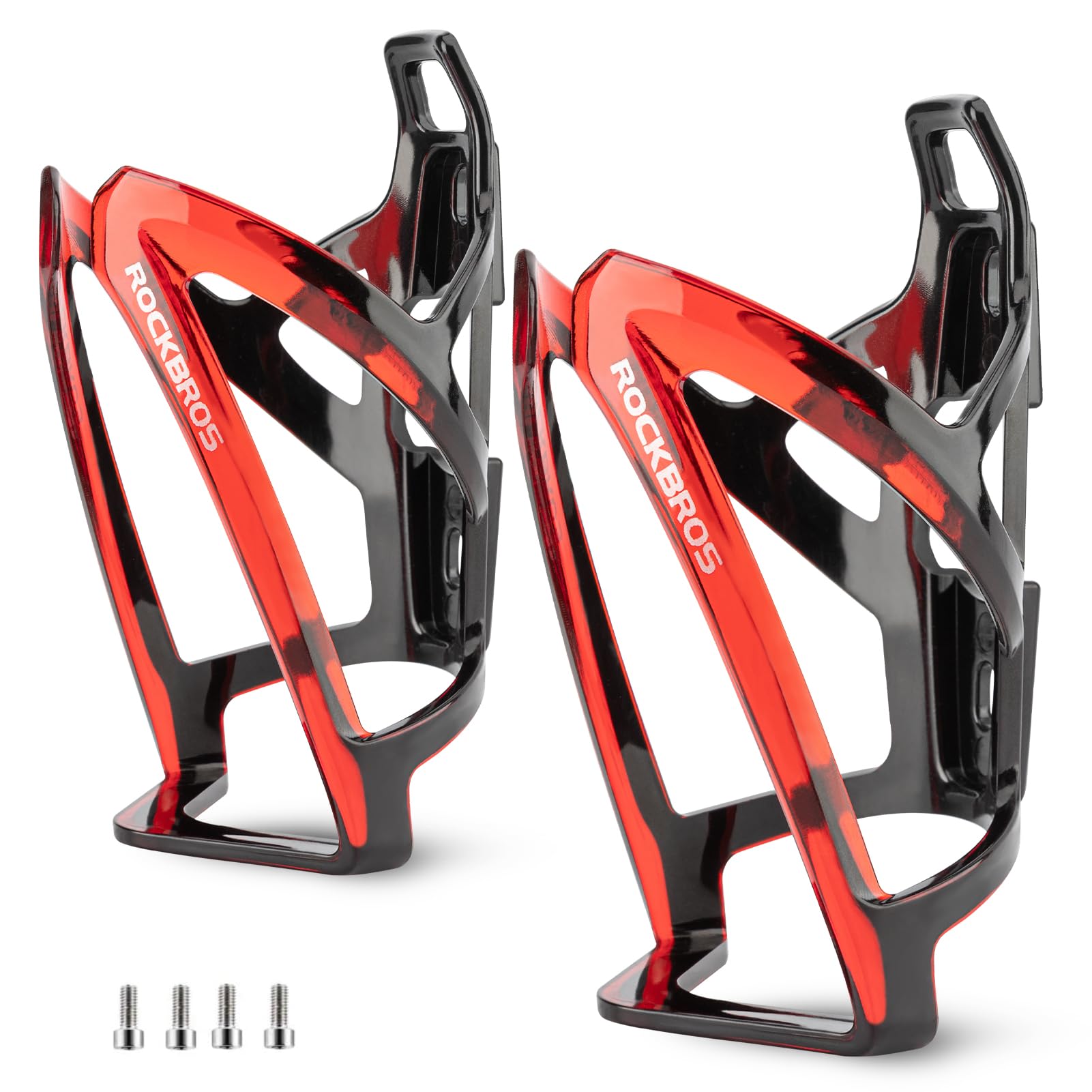 ROCKBROS Bottle Cage Bicycle Cup Holder 35g Lightweight Drinking Bottle Cage for MTB Road Bike Bicycle 5 Colors(2 pcs included)