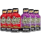 5 Hour Energy, 3 Extra Strength Berry + 3 Extra Strength Grape, 6 Count