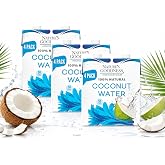 Nature's Goodness Coconut Water, No Sugar, Fat Free, 12 Pack (330 ml) | Unsweetened &amp; Not From Concentrate, No Pulp, Fat Free, 100% Plant Based, Natural Electrolyte Drink for Workouts &amp; Smoothies