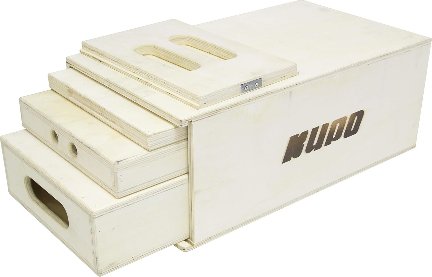 Kupo 4 in 1 Nesting Apple Box Set - Includes 1 Each Pancake, Quarter, Half, and Full Apple Box (KG087411)