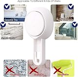 LEVERLOC Toothbrush Holder 2 Pack, Wall Mounted, 3 KG Max Hold, White view 7