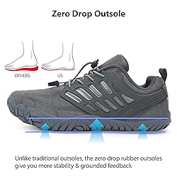 MeXYZ Barefoot Shoes Men Wide Toe Box Zero Drop