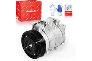 PHOBOOS A/C Compressor with CLutch Compatible with Honda Accord 2008-2012, Honda Crosstour 2012-2015, L4 2.4L. Fast Cooling, Low Noise, Easy Installation, Ref. CO 11224C