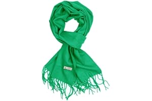 TZ Promise Plain Solid Color Cashmere Feel Classic Soft Luxurious Winter Scarf For Men Women
