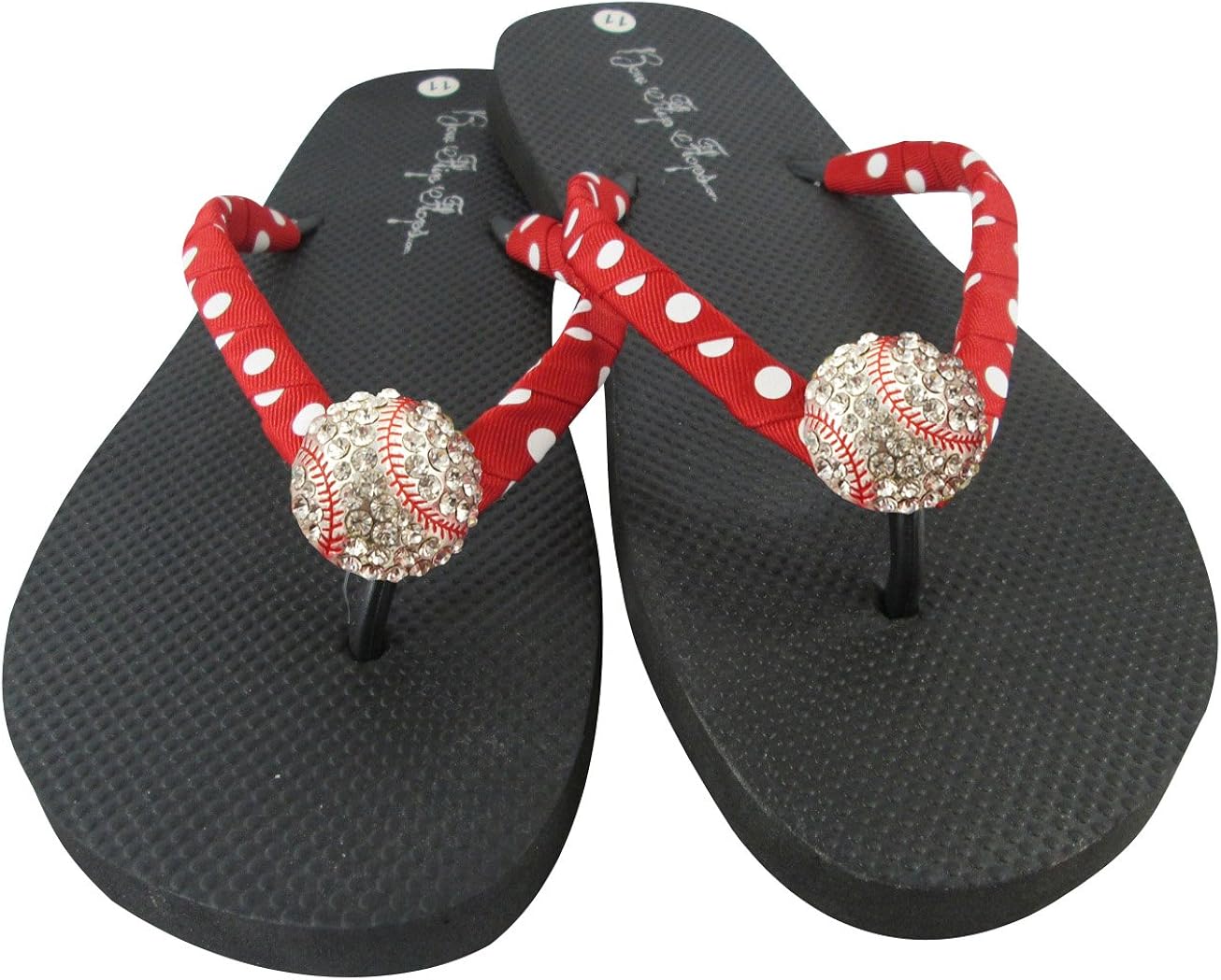 rhinestone flip flops amazon