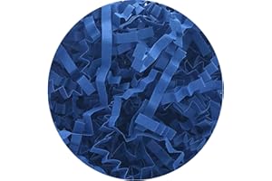 RRBOLAL Crinkle Cut Paper Shred Filler (2LB) for Easter Basket & Gift Filling,Shredded Paper for Gift Box,Crinkle Paper for Wrapping & Packing Box Filling (dark blue)