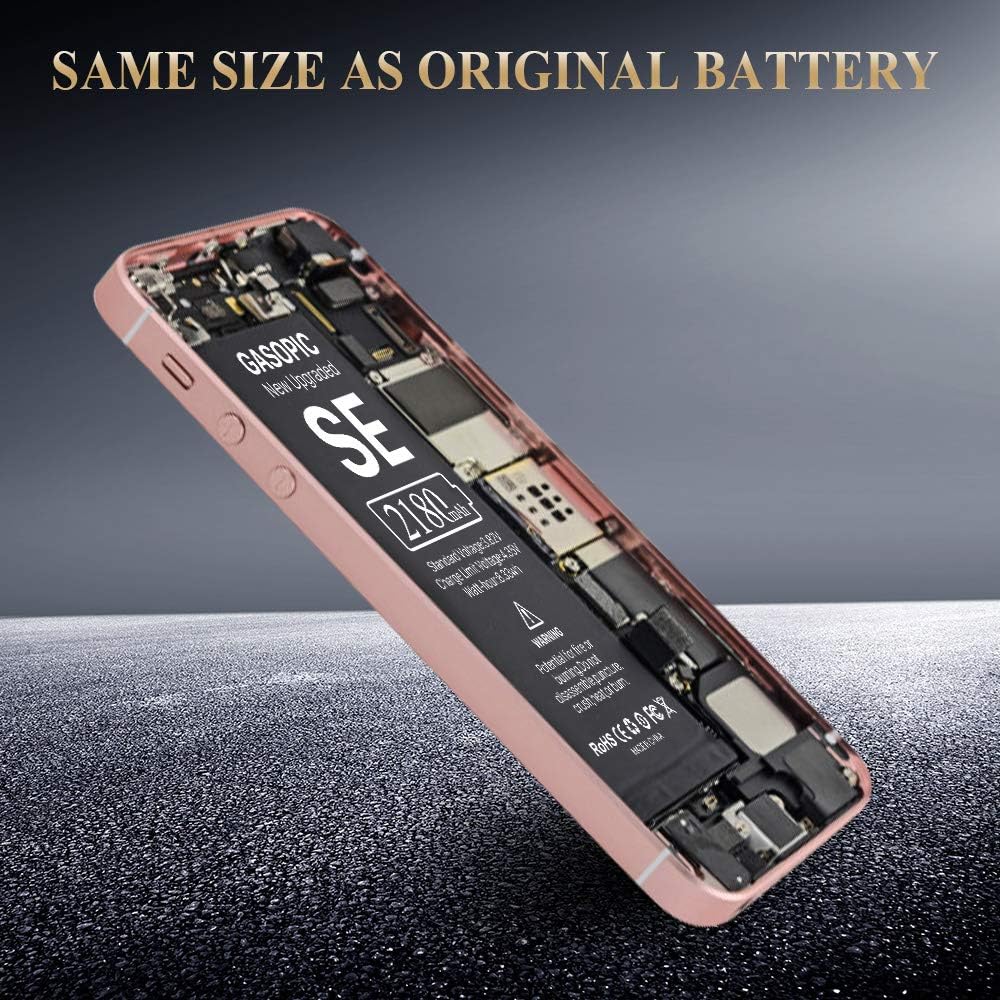 2180mah New 0 Cycle Higher Capacity Replacement Battery For Iphone Se Model A1662 A1723 A1724 Battery For Iphone Se No Tools Accessories Ka Pesi Batteries