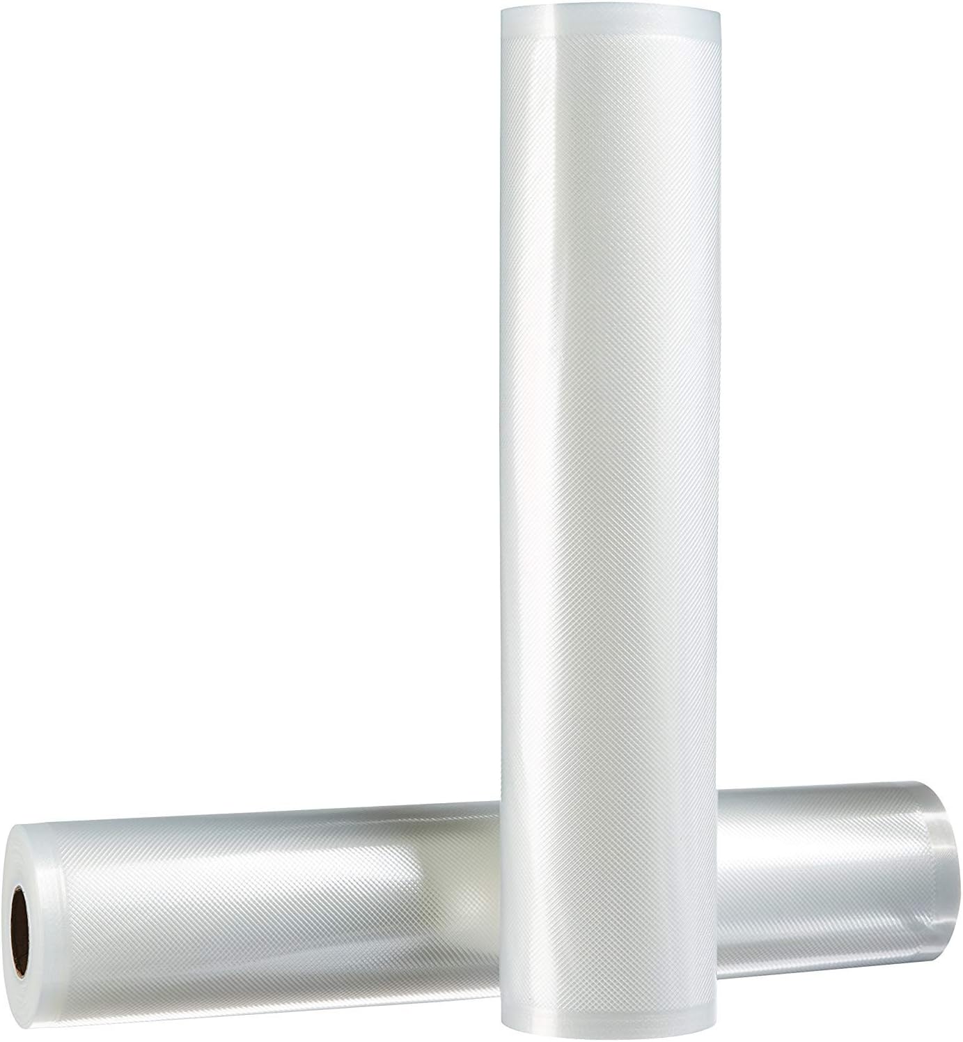 Amazon Basics vaccum Food Sealer Roll, 30 cm x 6 metre, Pack of 2, Clear, 30 cm x 600 cm