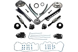 Timing Chain Kit+Cam Phasers+VVT Valves Compatible with Ford F-150, F-250, F-350 Lincoln Navigator, Mark LT 5.4L 3V 2005-2014