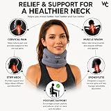 Wonder Care Soft Neck Brace Cervical Collar Grey XXL Adjustable view 2