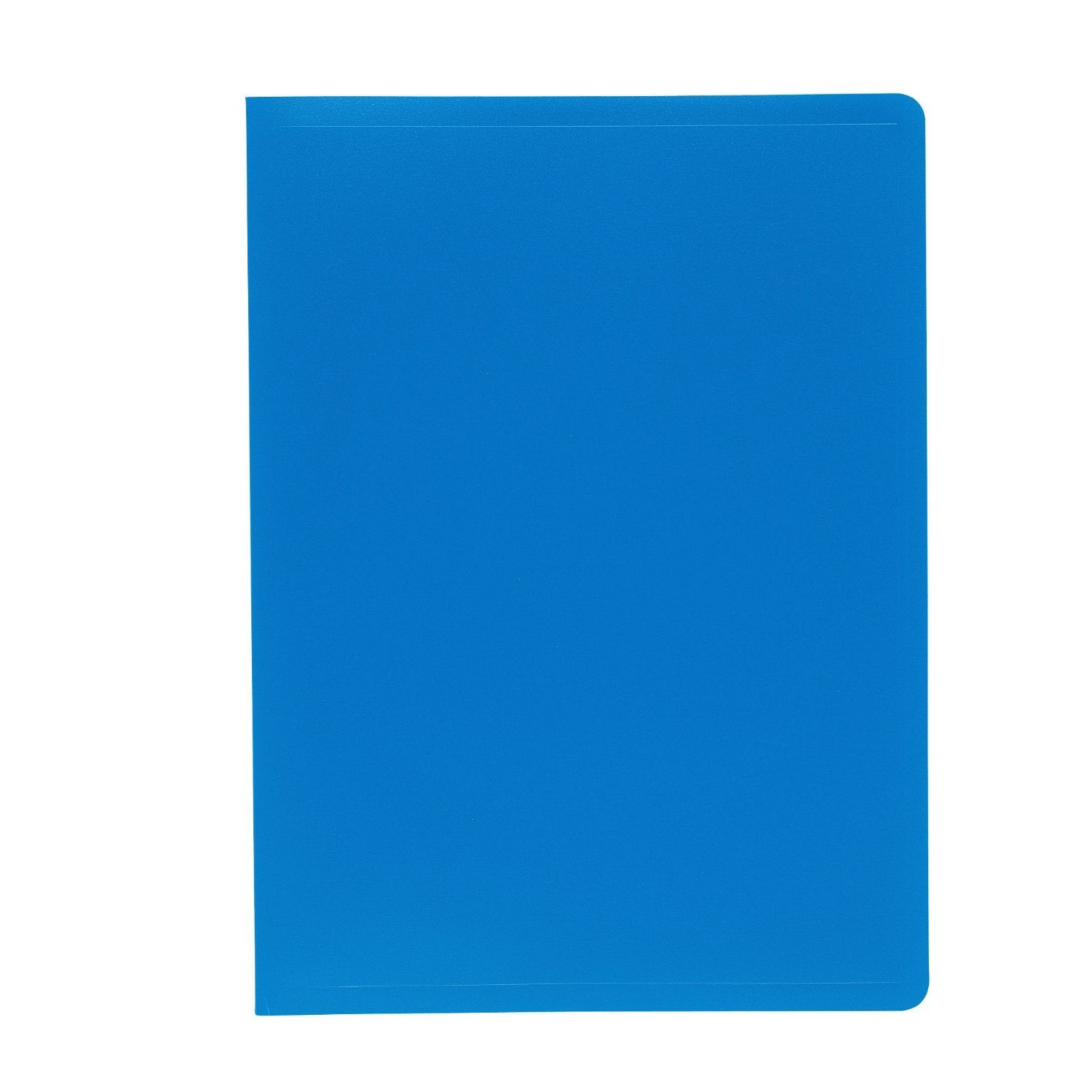 Exacompta - Ref 85102E - Soft PP Display Book - Suitable for A4 Documents, Made from Polypropylene, Lightweight, 100 Pockets, 200 Viewing Pages - Blue Cover