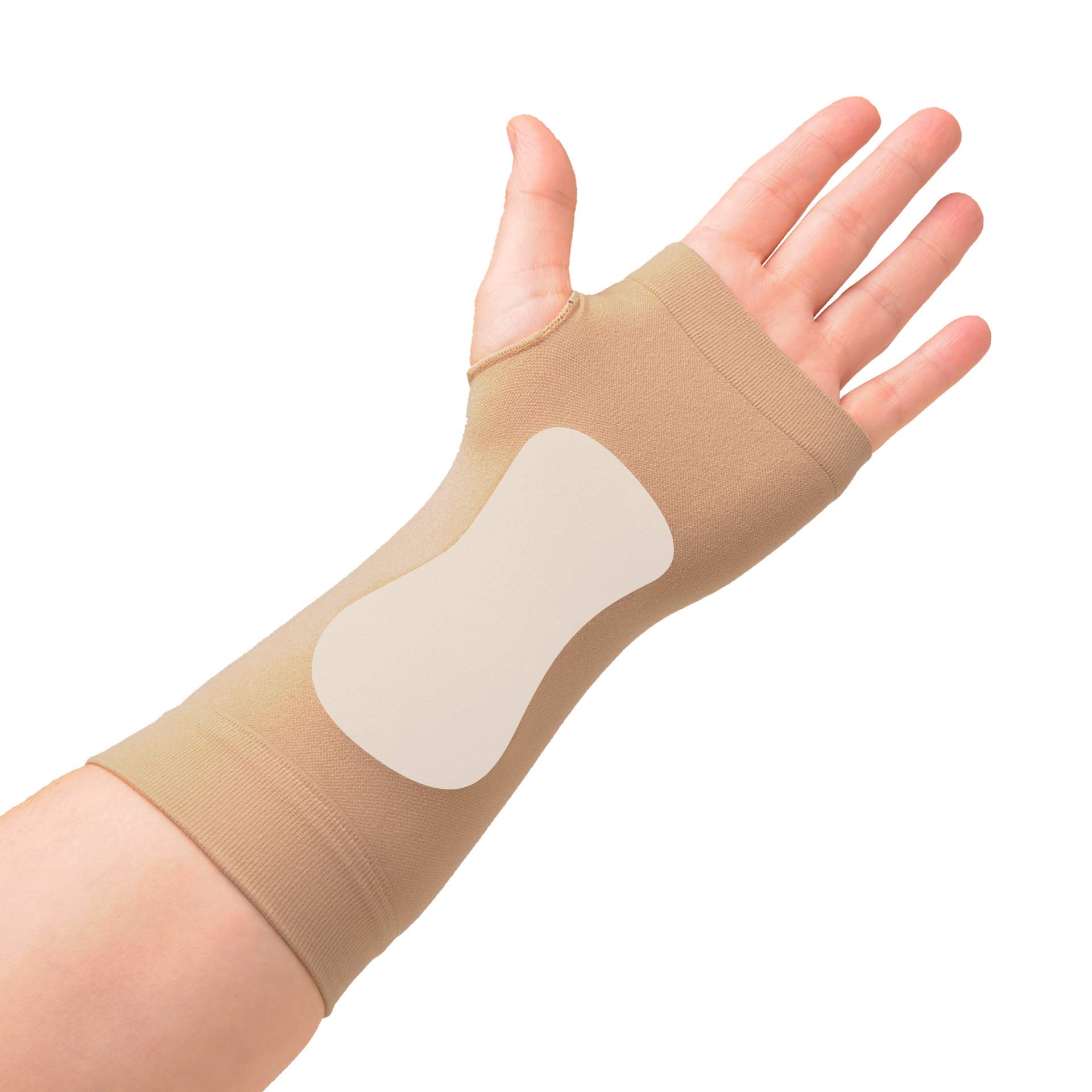 Express Orthopaedic® - Medically Approved Carpal Gel Sleeve - As Supplied to UK Hospitals for use after Carpal Tunnel/Hand Surgery Large/X Large, Left