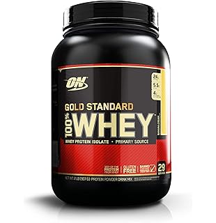 Optimum Nutrition Gold Standard 100% Whey Proteína en Polvo, Platano - 908 g