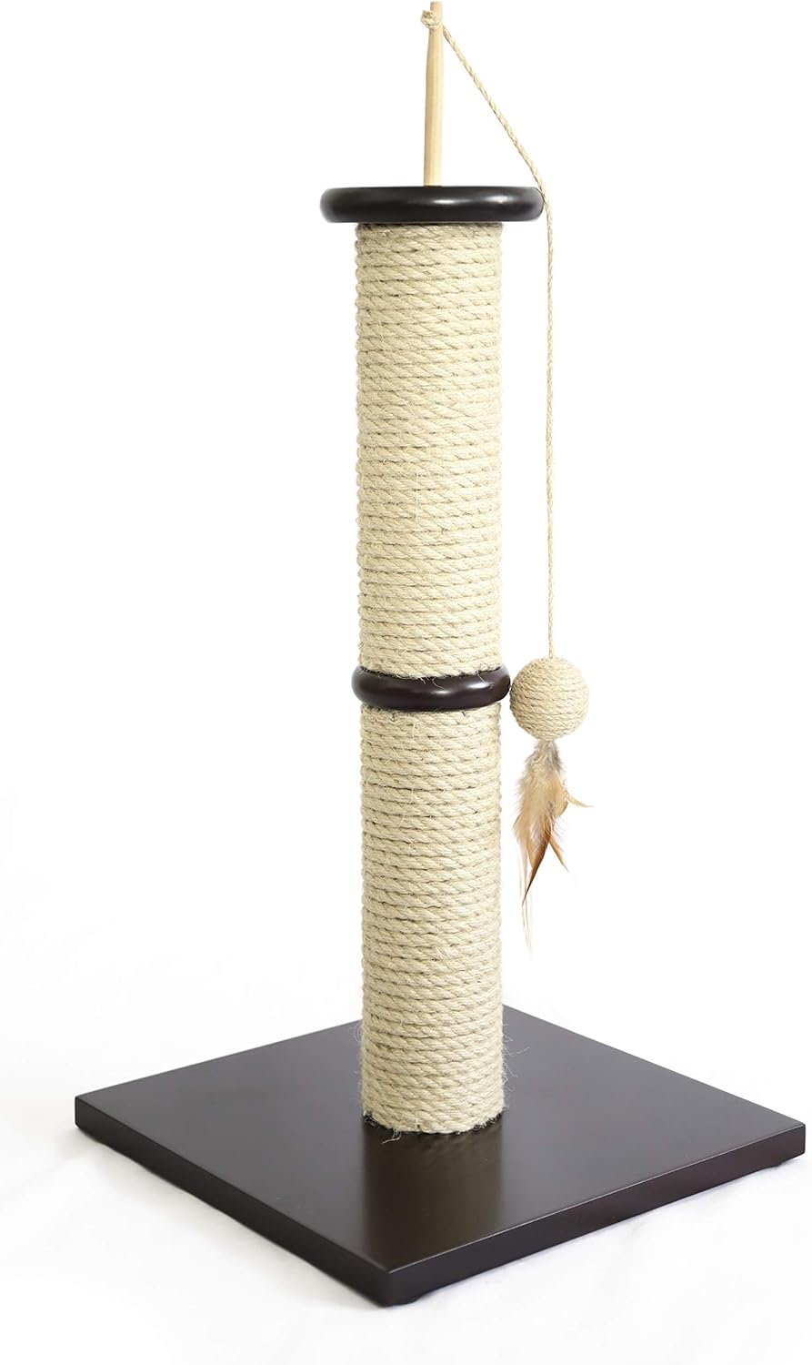 AmazonBasics Cat Scratching Post with Toy