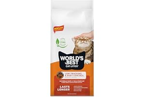 Kent Pet Group 62110200: World's Best Cat Litter Low Tracking/Dust Control Multiple Cat Unscented, 8 Lbs