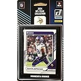 Minnesota Vikings 2024 Donruss Factory Sealed 11 Card Team Set Featuring Justin Jefferson, Jordan Addison and Brett Favre Plus Rated Rookie Cards of JJ McCarthy and Dallas Turner