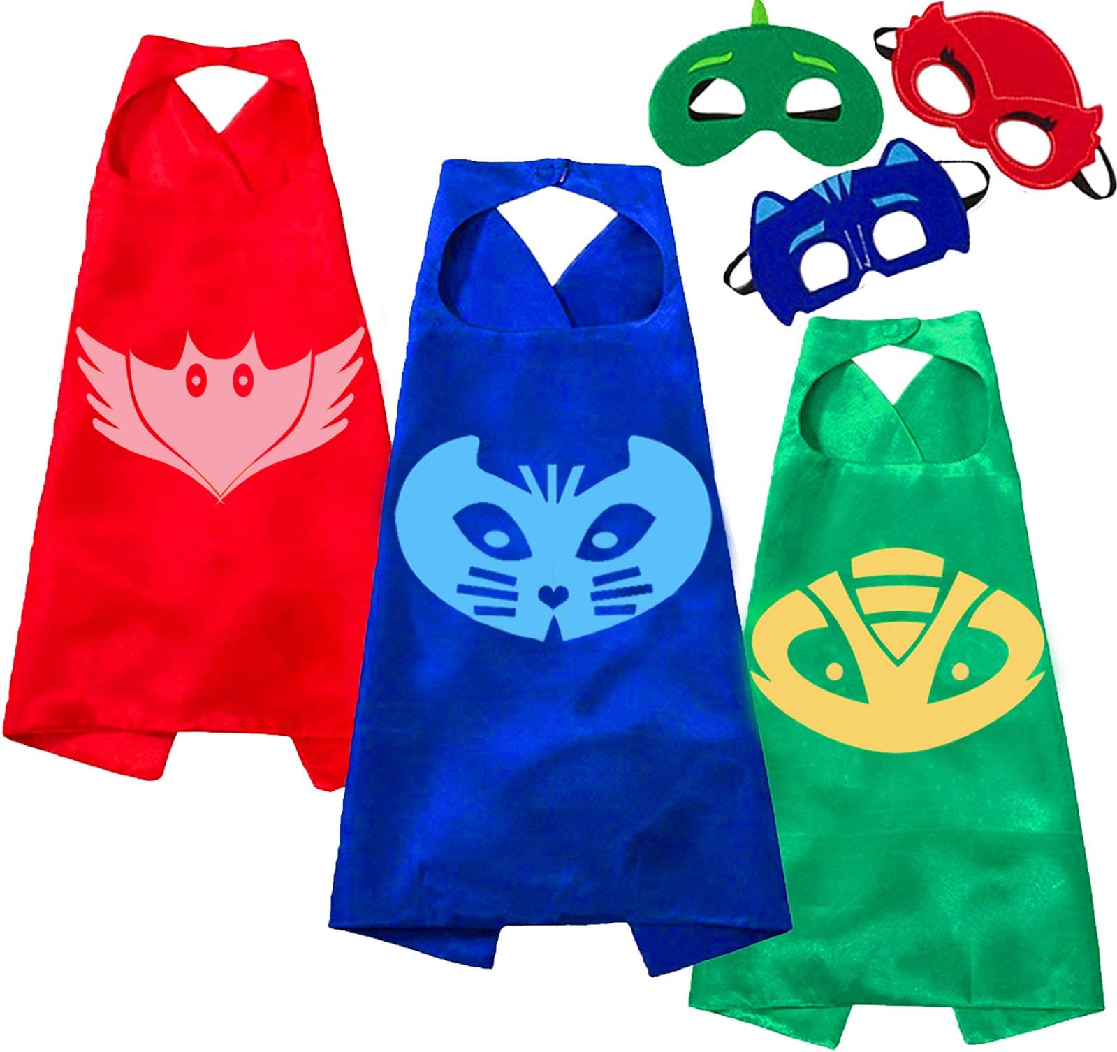NuGeriAZ Superhero capes for Kids Superhero Costumes Capes for Kids Superhero Toys and Dress up Kids Best Gifts