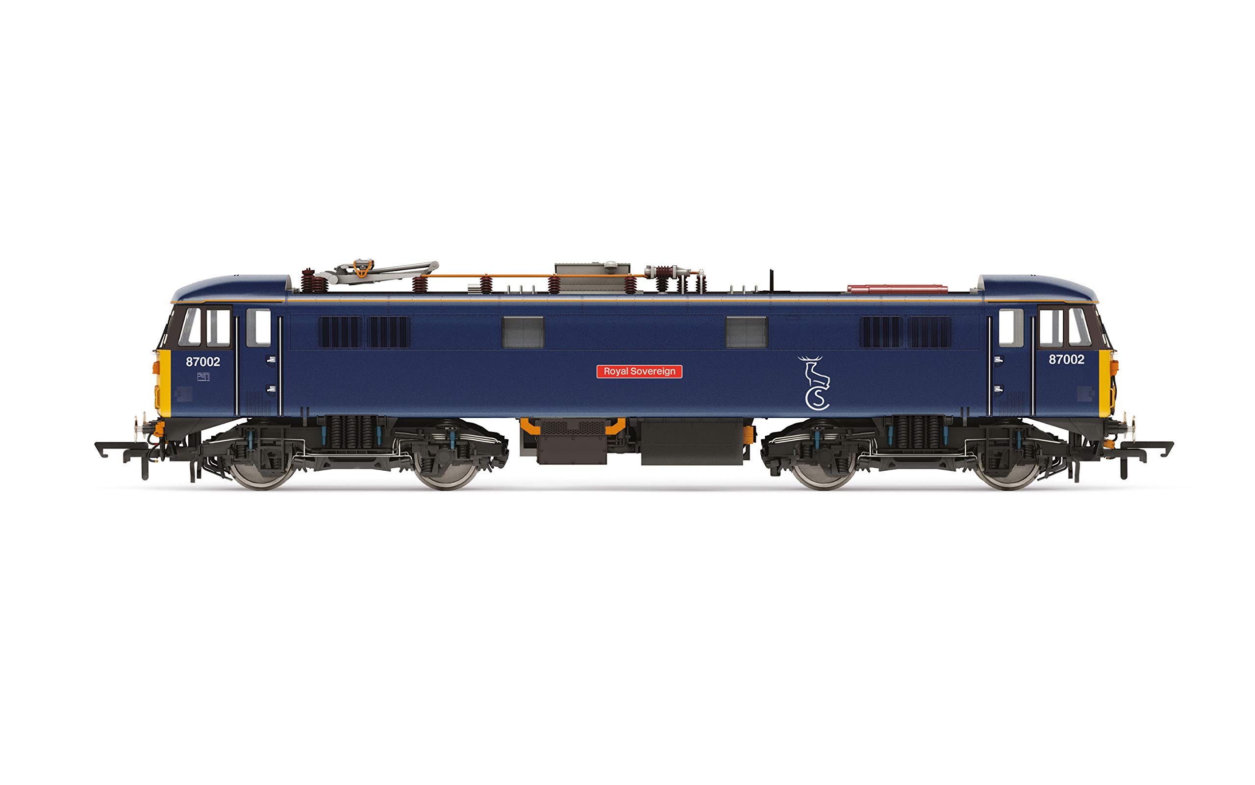 Hornby R3751 Caledonian Sleeper, Class 87, Bo-Bo, 87002 Royal Sovereign - Era 10 Locomotive - Electric
