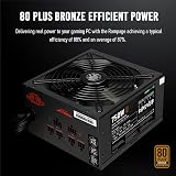 GameMax Rampage 750W Power Supply Semi-Modular APFC 80 Plus Bronze view 2