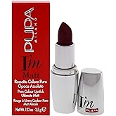 Pupa Milano I'M Matt Pure Color Lipstick - Velvety and Matt Lip Color - For Extraordinary Performance - Rich And Creamy Texture - 032 Fancy Mauve - 0.123 Oz