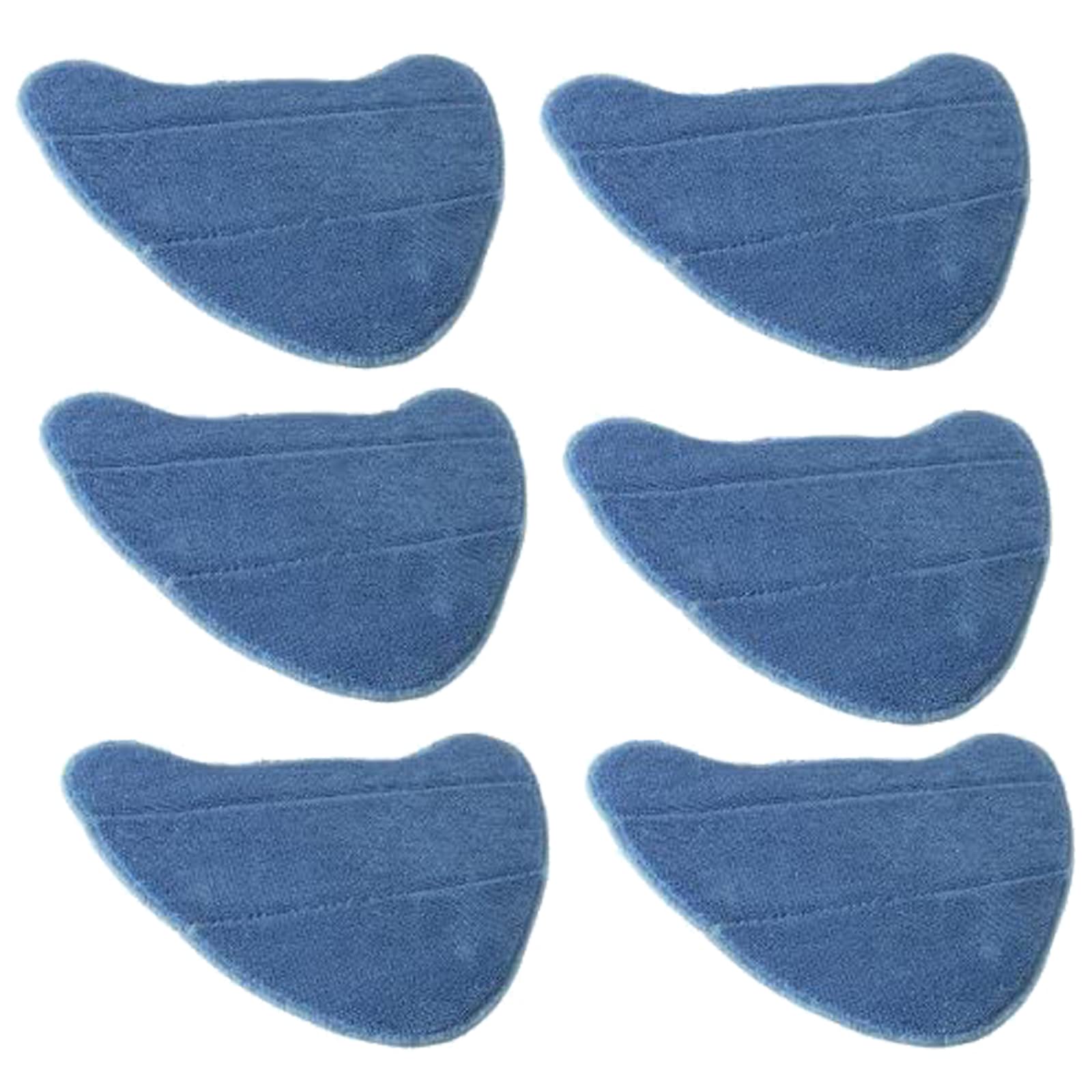 Spares2go Microfibre Cleaning Pads for Vax S7 S7-A S7-A+Total Home Duet Master Steam Cleaner Mops (Pack of 6)