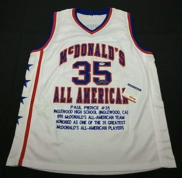 paul pierce signed basketball