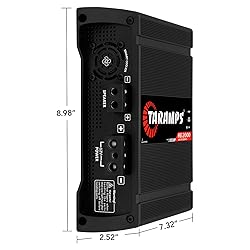 Taramps HD 2000 Black 1 Ohm 1 Channel 2000 Watts