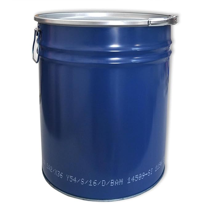 meier Stahlfass Hobbock 30 bis 120 Liter Spundfass Deckelfass Metallfass, verschiedene Größen (30 Liter)
