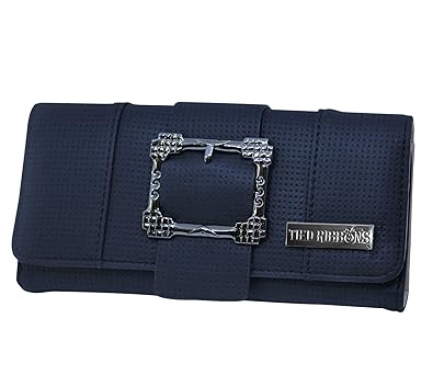 TIED RIBBONS Womens Multicolour Leatherette Clutch